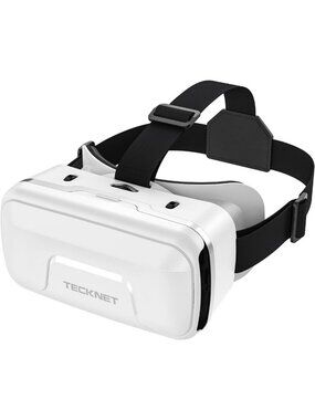 3D VR Headset for Phones - HD Anti-Blue Light Lenses, Adjustable Fit, Kids